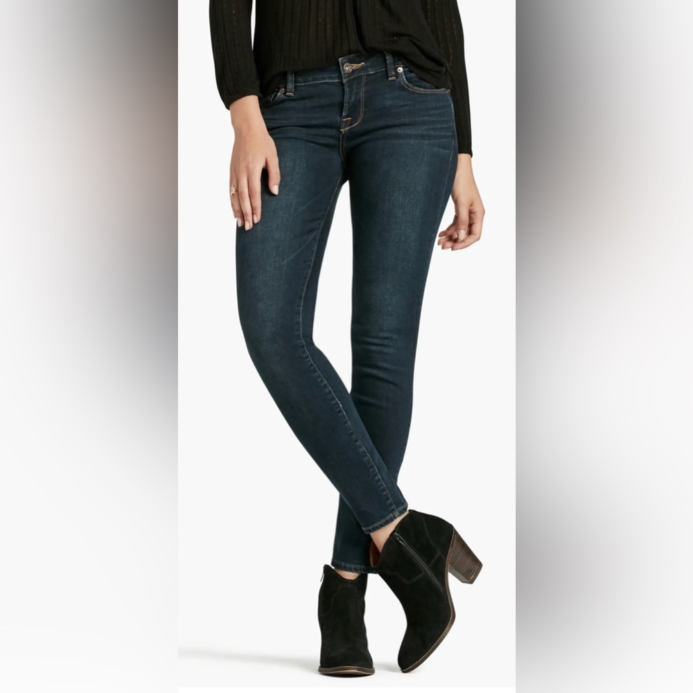 Lucky Brand Women's Deep Blue Skinny Jeans Size 8/29